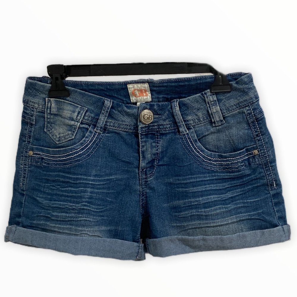 GB Denim Rolled Cuff Shorts